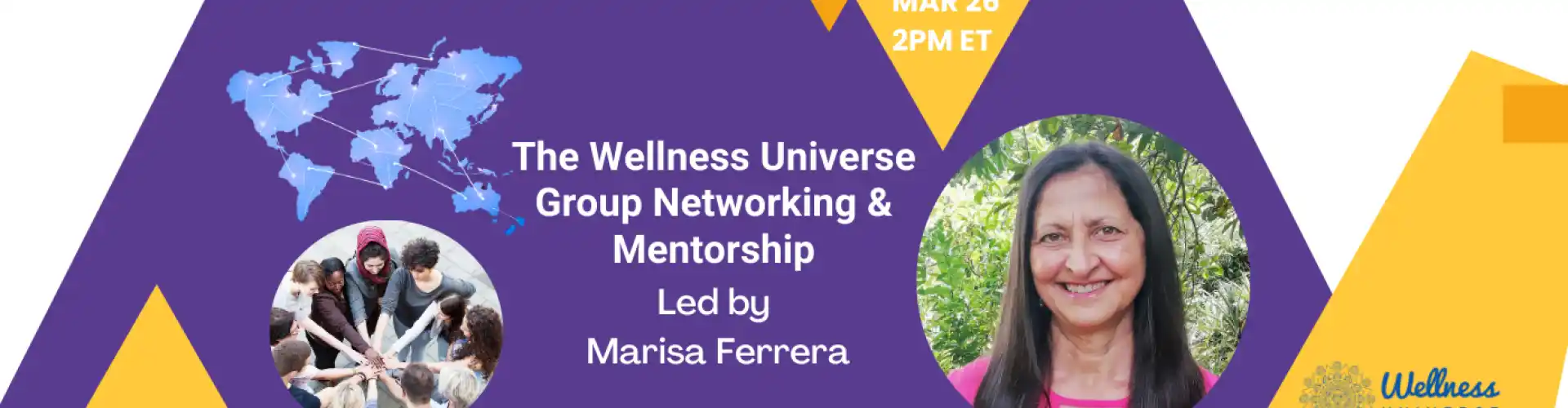 Networking e tutoraggio del gruppo WU con Marisa Ferrera - Online Class by The Wellness Universe